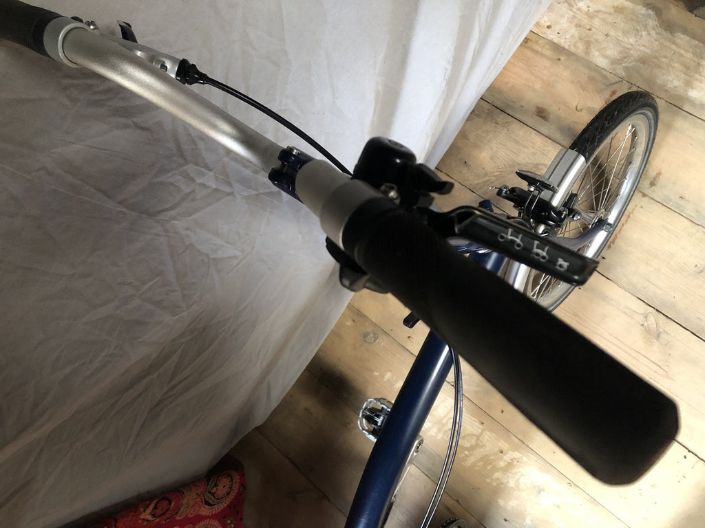 Brompton M3L 3 Speed Folding Bike C-line Equivalent Tempest Blue