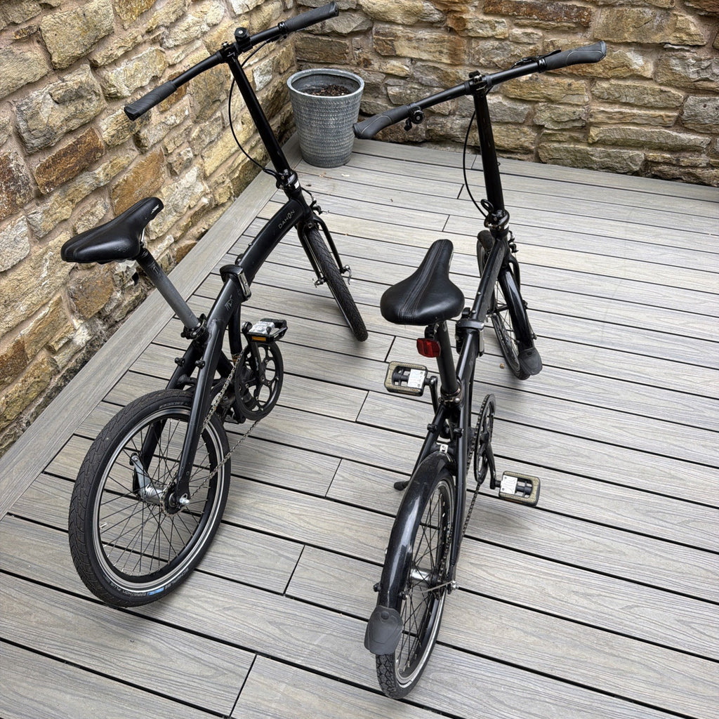 Pair of Dahon Folding Bikes In Perfect Working Order.