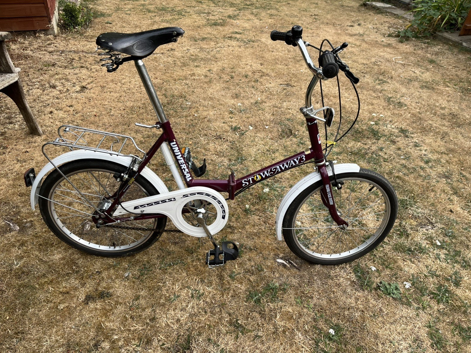 Raleigh Stowaway folding bicycle. Recently overhauled everything works.