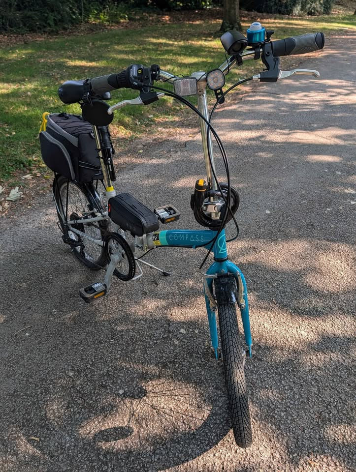 Blue Compass Northern Folding Bike Bicycle 6 Speed 20" Wheels Easy Storage