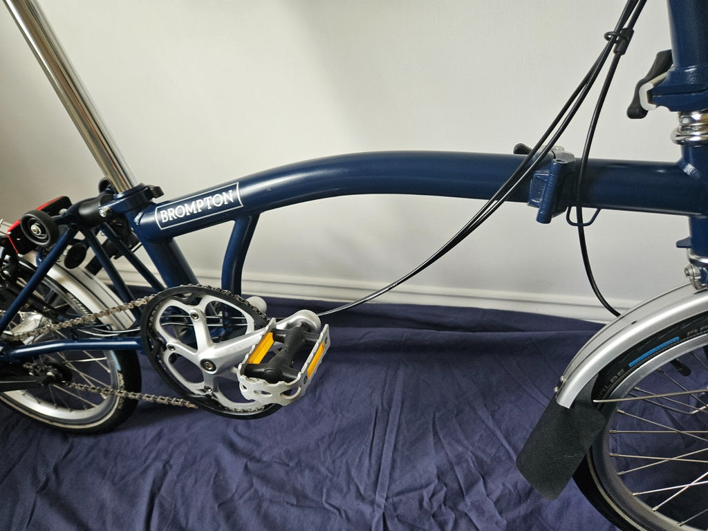 Brompton M3L - 3 Speed - C Line - Mid- Tempest Blue