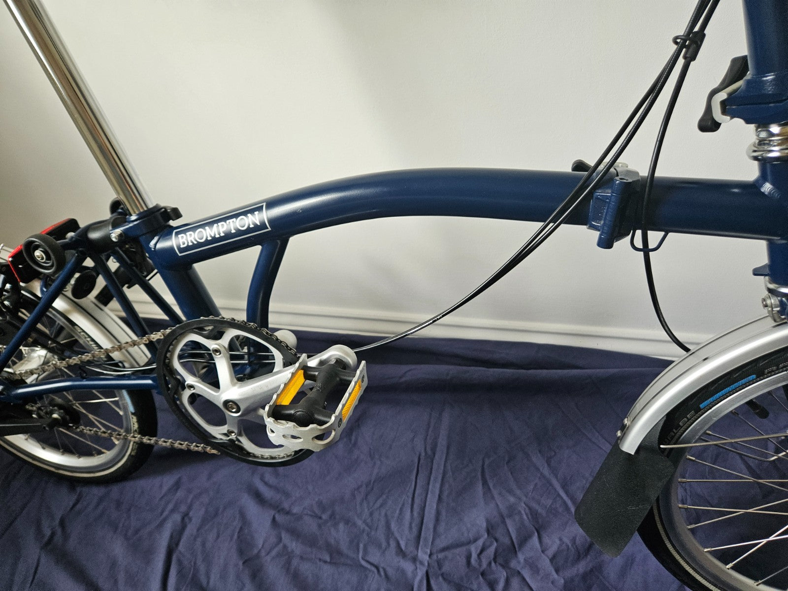 Brompton M3L - 3 Speed - C Line - Mid- Tempest Blue