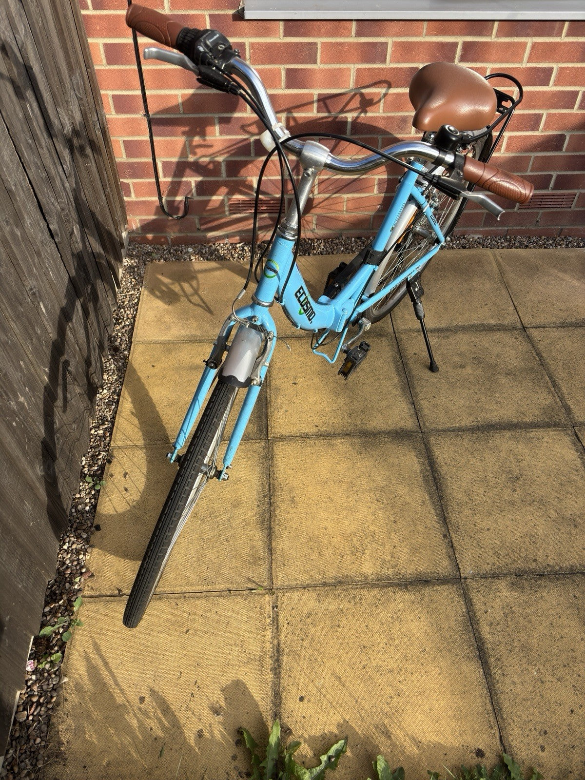 Ecosmo  26 Inch Wheel Women Folding Bike Blue Good Condition