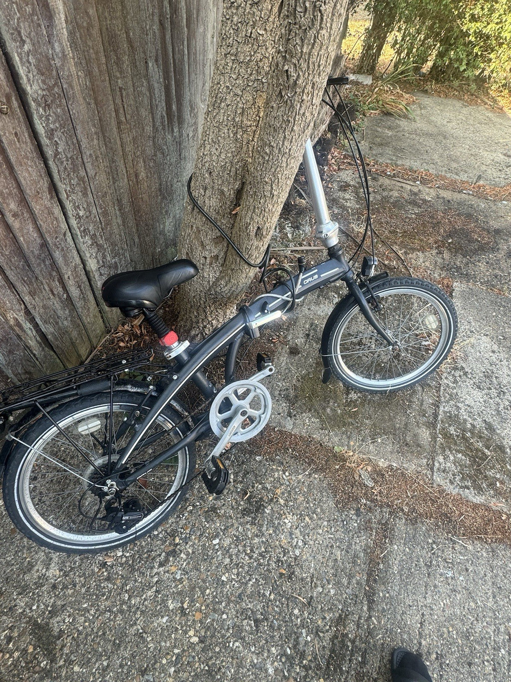 Orus folding bike used with extras pic up only very good condition, ready to use