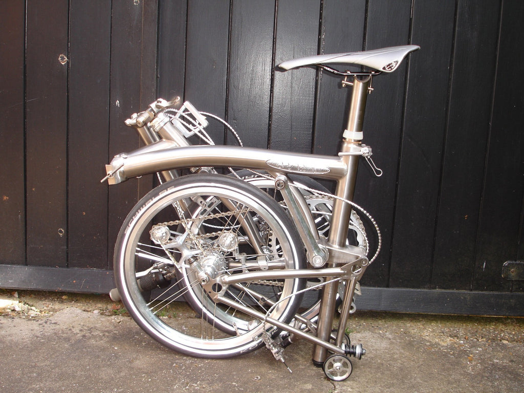 Brompton Project Bike S3E-X Superlight Polished Titanium   7.23 KG  Bicycle