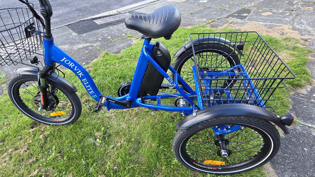 jorvik folding electric tricycle in superb condition Elite E Jete 20
