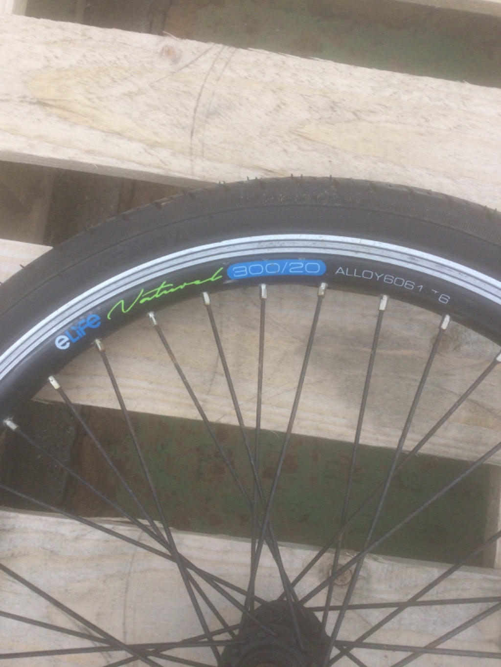 E-Life 20" front bicycle wheel