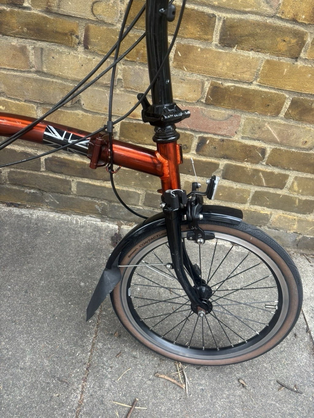 Brompton 6-speed In Flame Lacquer Folding Bicycle