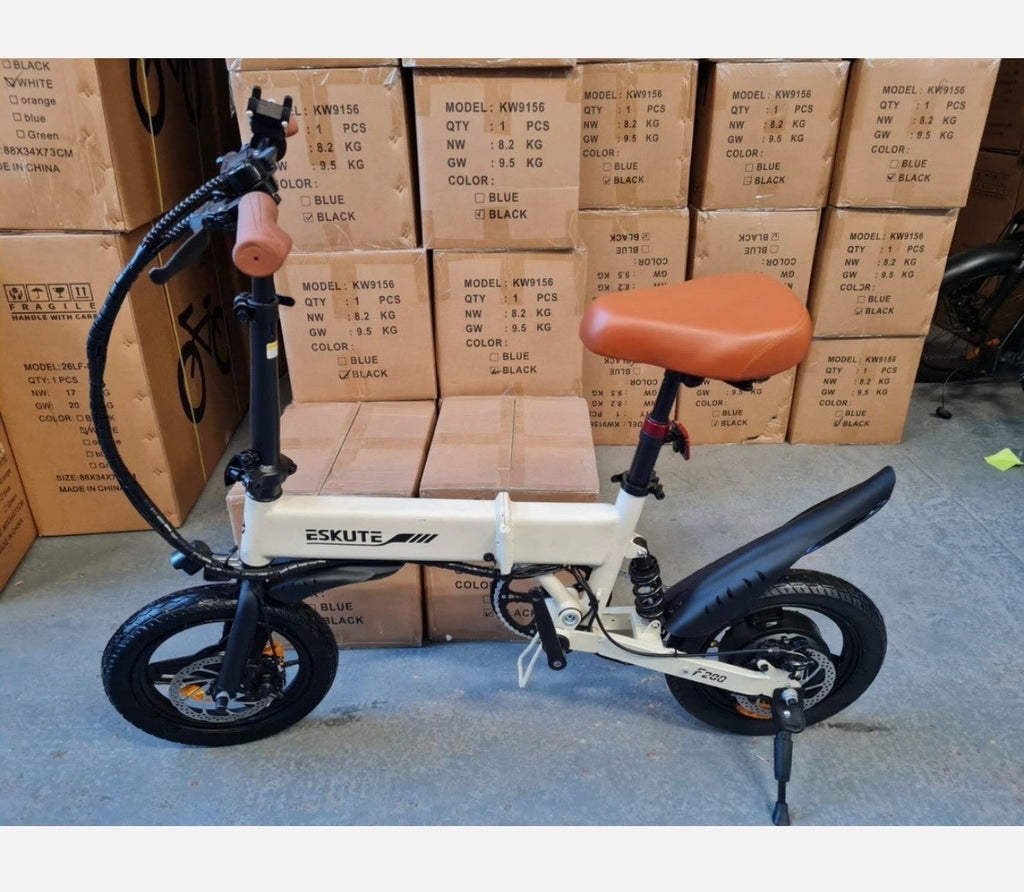 14" Portable Commuter Bike 50km range 36V 7.8A Folding City Bike Full Disc-F200R