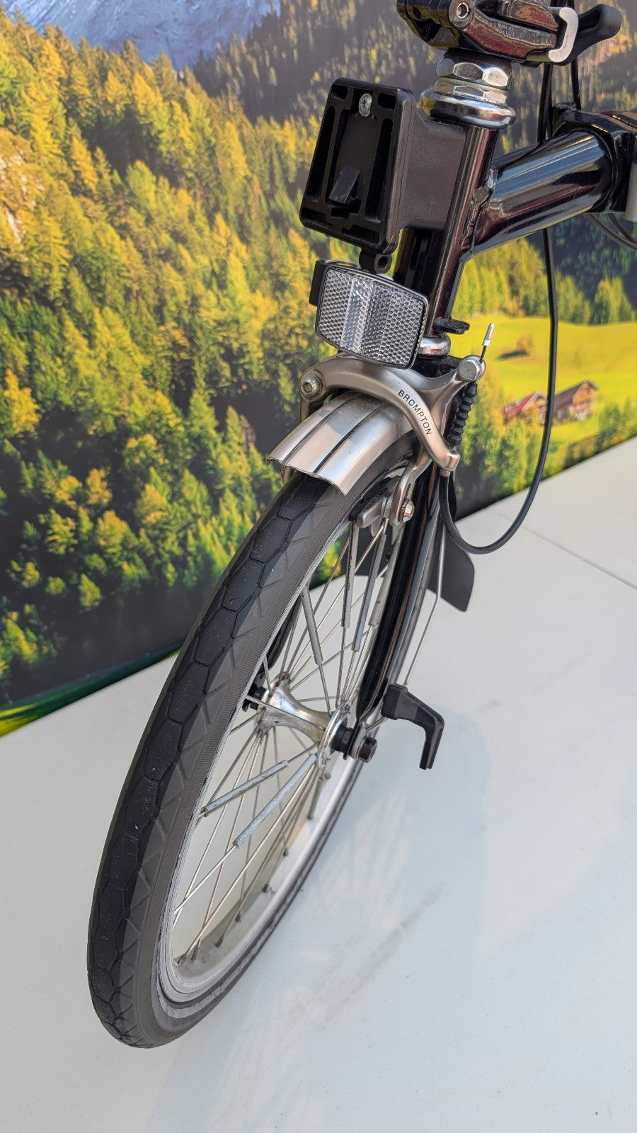Brompton M3L 16" Folding Bike 3 Speed - Black, w/ Mudguards  - VGC