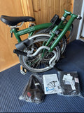 Brompton C-Line 6-Speed Folding Bike – Green – Excellent Condition