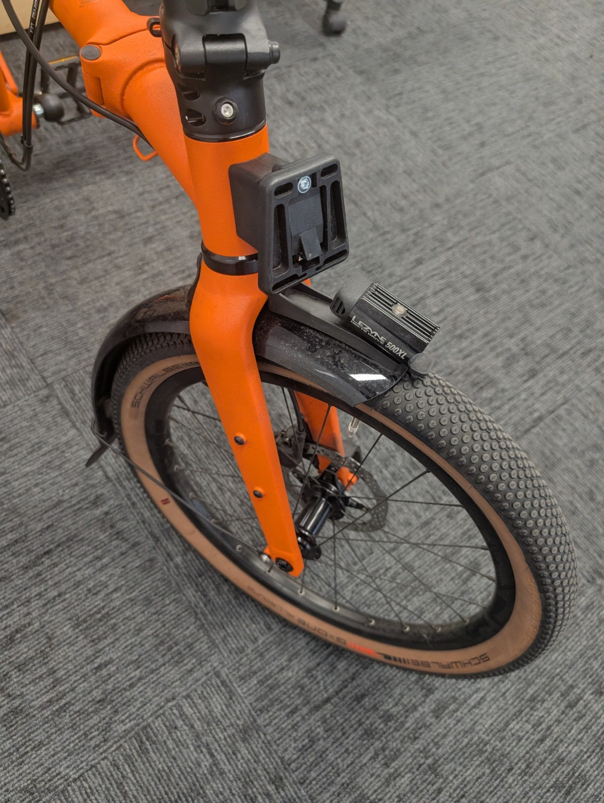 Brompton G Line 8-Speed Large Orange Excellent Condition