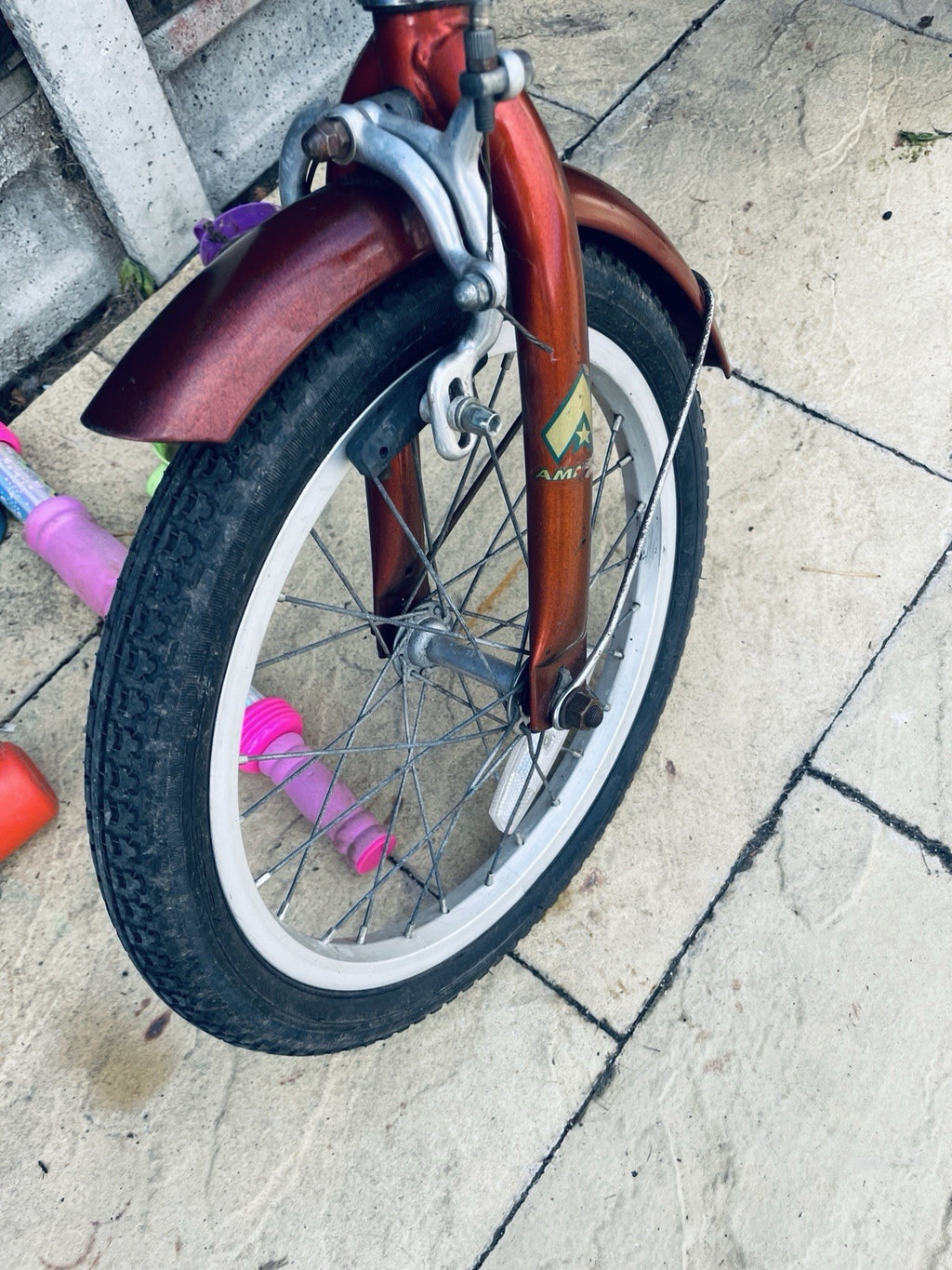 Ammaco Zig Zag Commuter Folding Bike Vintage Bicycle