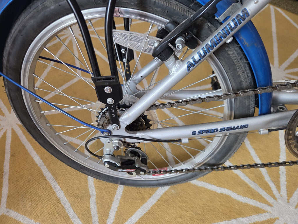 Raleigh Fold Up Bike Vintage Kompact aluminium AL6061 . 6 SPEAD SHMANO GEARS
