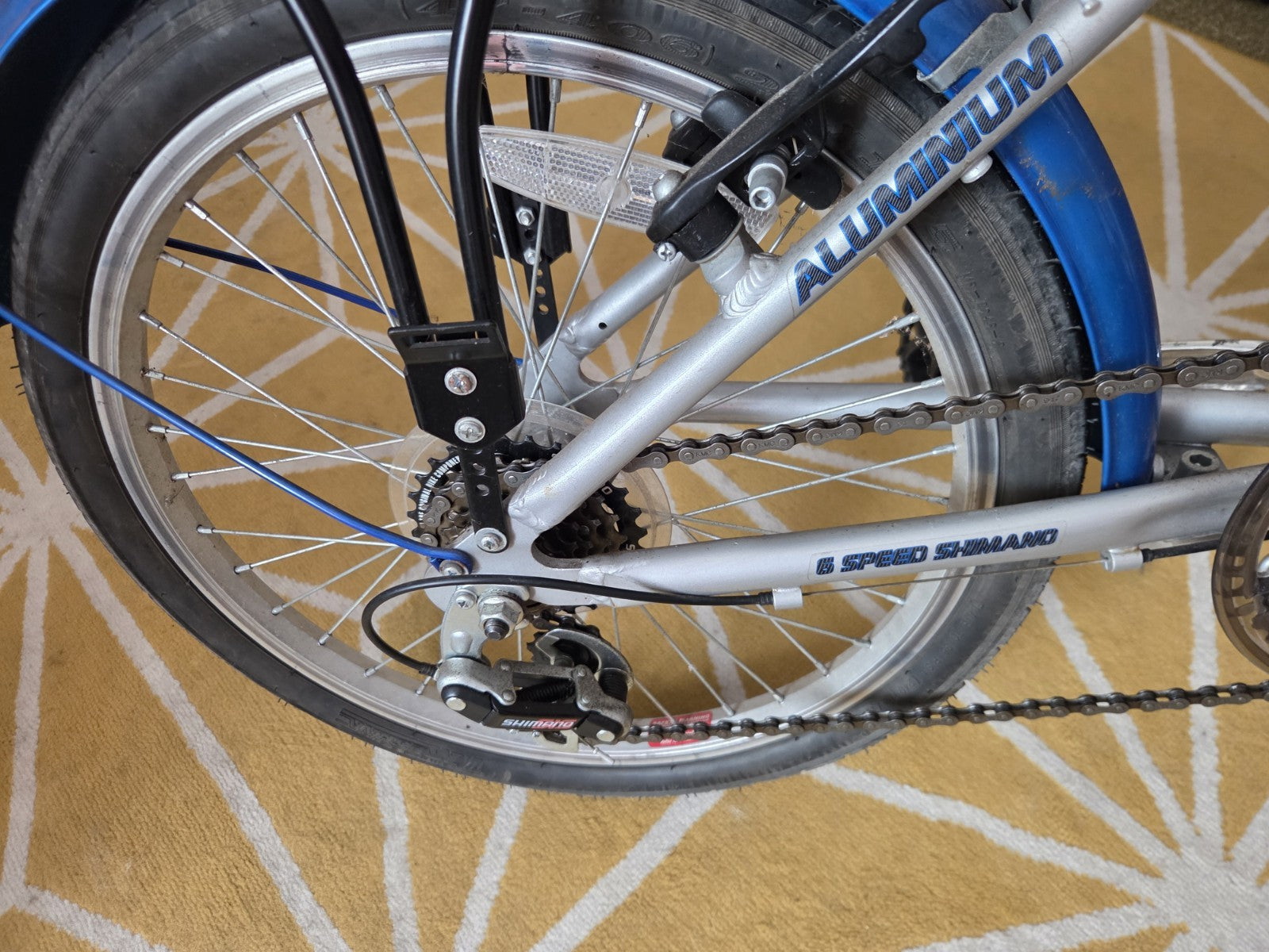 Raleigh Fold Up Bike Vintage Kompact aluminium AL6061 . 6 SPEAD SHMANO GEARS