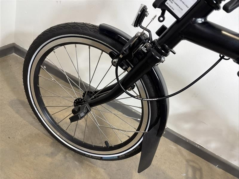 Brompton C Line 6 Speed 2024 Low Handlebar Folding Bike - Matt Black