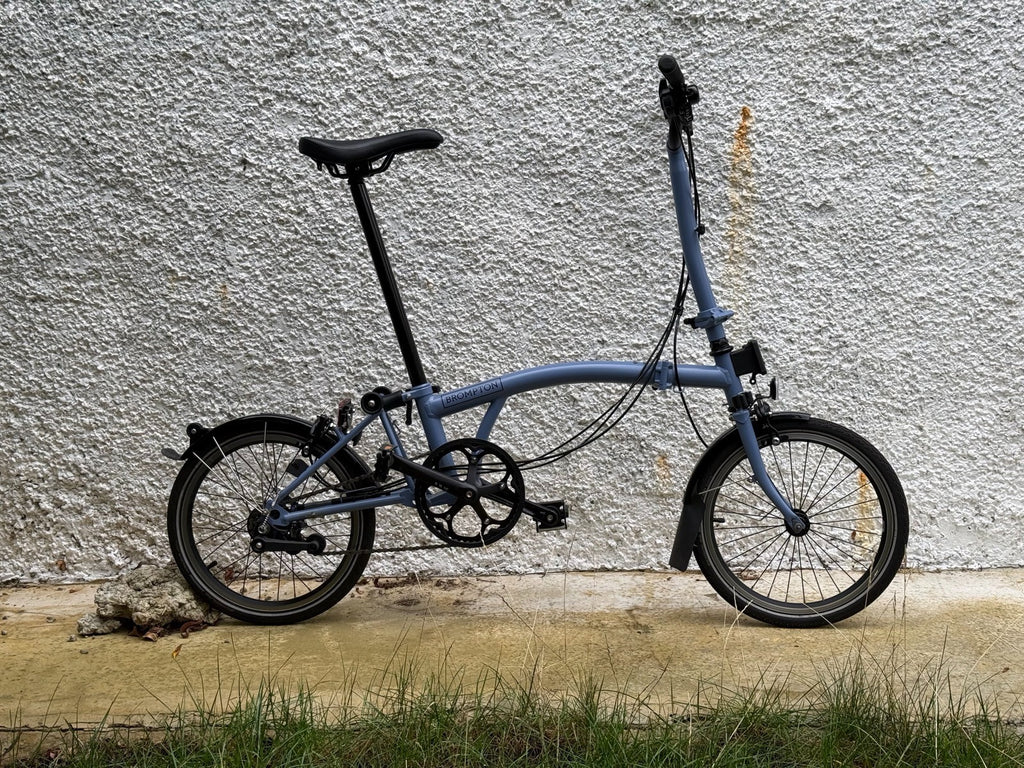 Brompton C Line Explore 6 Speed High Handlebar Cloud Blue