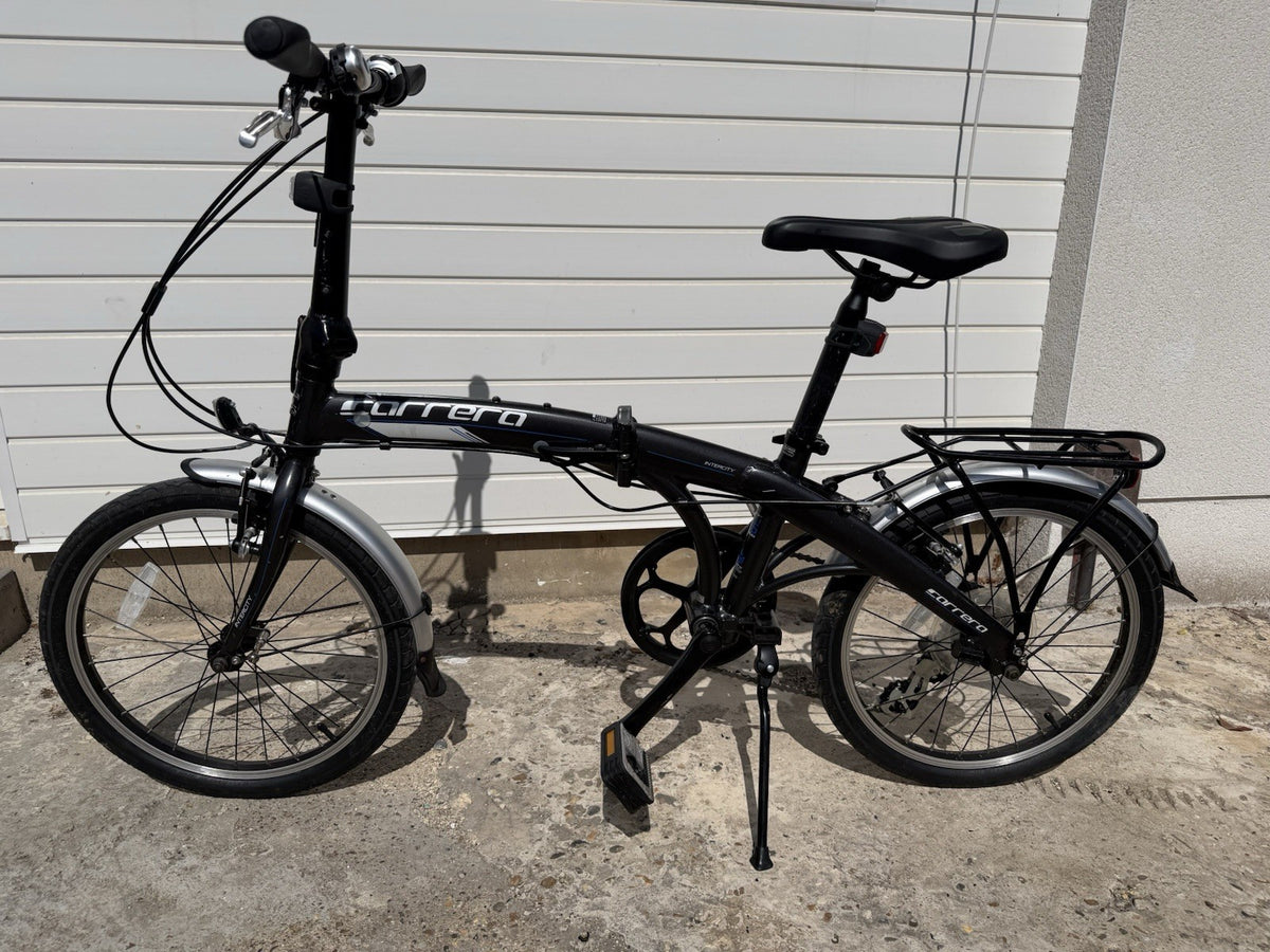 Carrera Intercity 20'' Unisex 8-Speed Folding Bike Black
