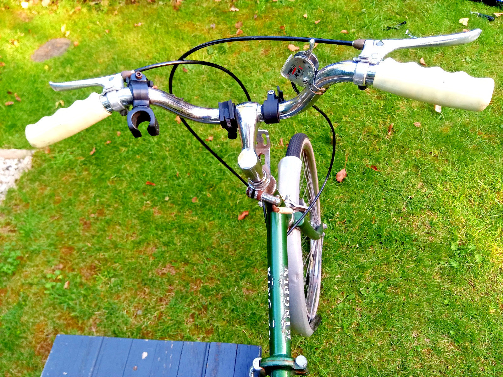 VINTAGE 1970s GREEN DAWES KINGPIN FOLDING BIKE BICYCLE STURMEY ARCHER 3 SPEED