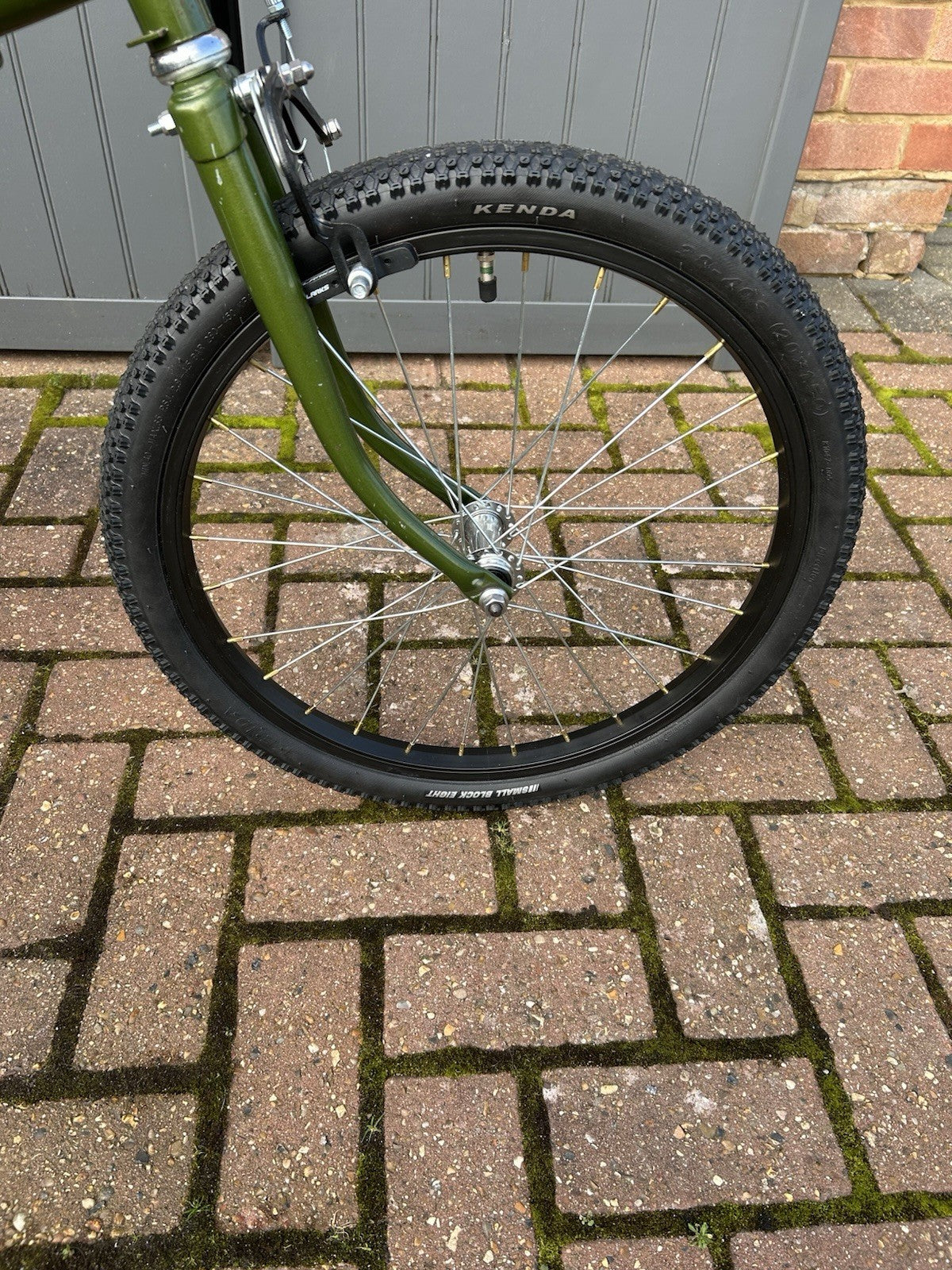 Pair of Customised Retro Nottingham-built Steel Raleigh Stowaway Folding Bikes