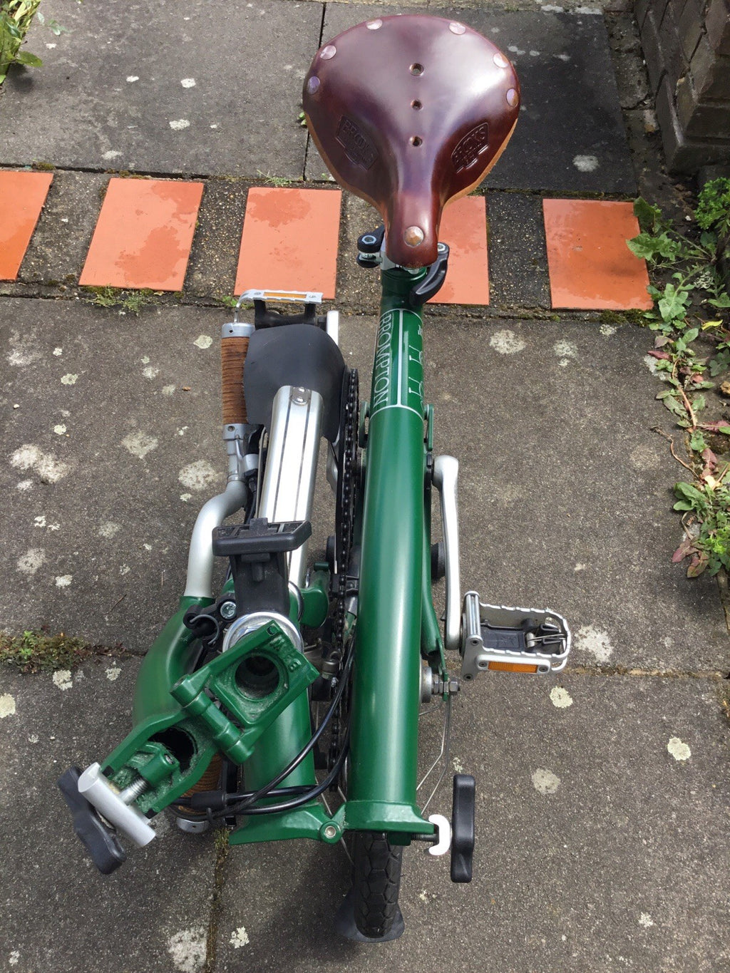 Brompton M3 folding bike 3 speed Racing Green