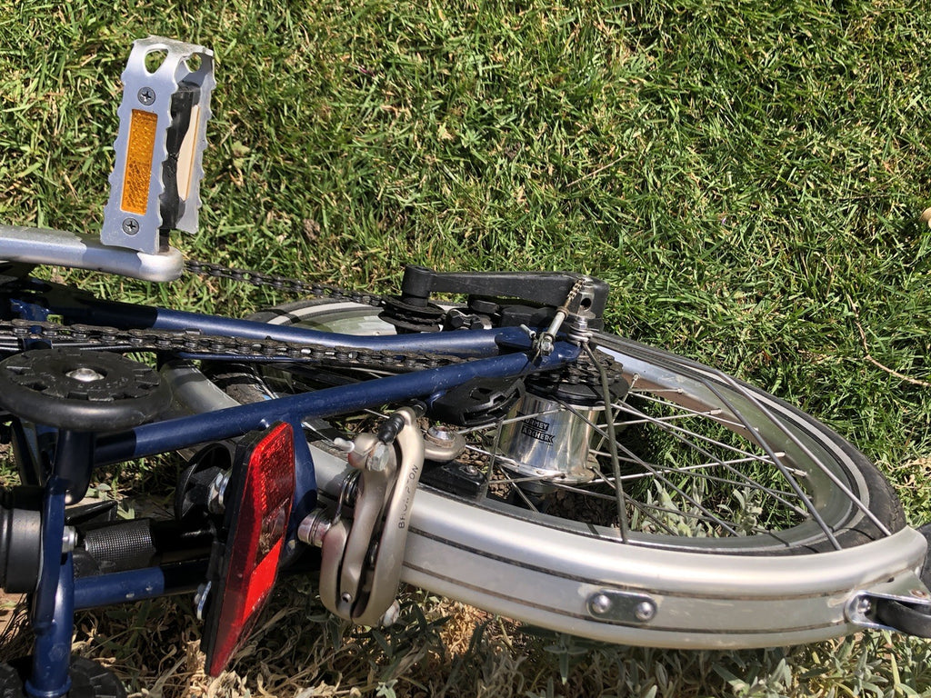 brompton folding bike 6 speed c line