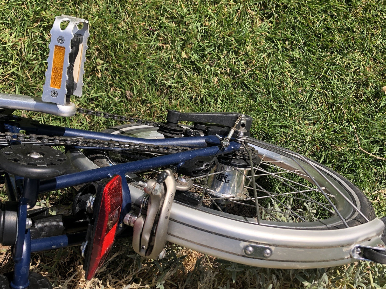 brompton folding bike 6 speed c line
