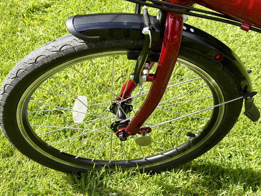 Tern Link A7 Folding Bike - Metallic Red - Rarely Used - Excellent Condition