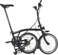 NEW Brompton C Line 12-Speed Folding Bike Mid Bar 2026 in Matt Black