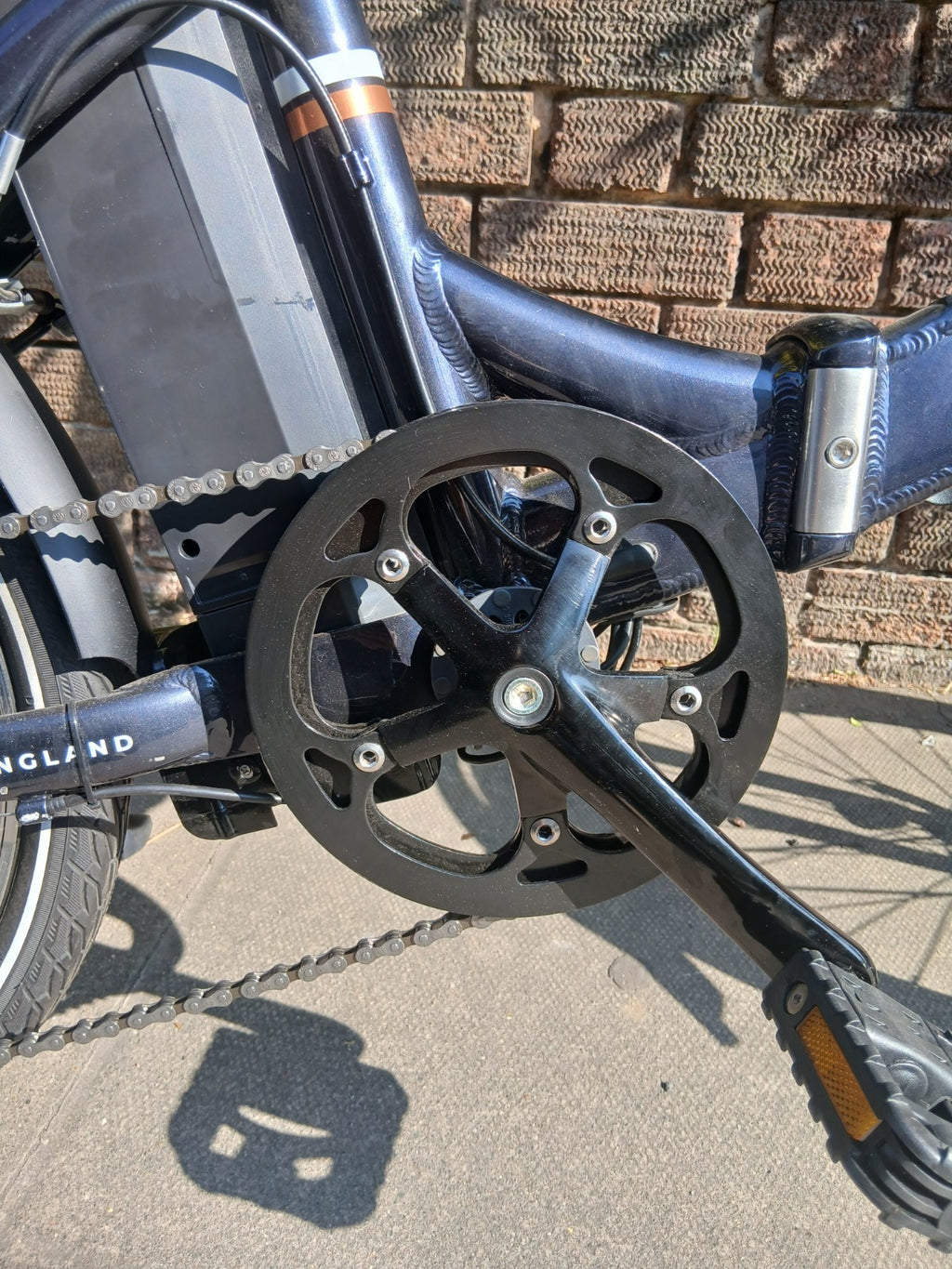 Raleigh Stow- Folding 7-Speed 20" Wheel Alloy Bike - Blue