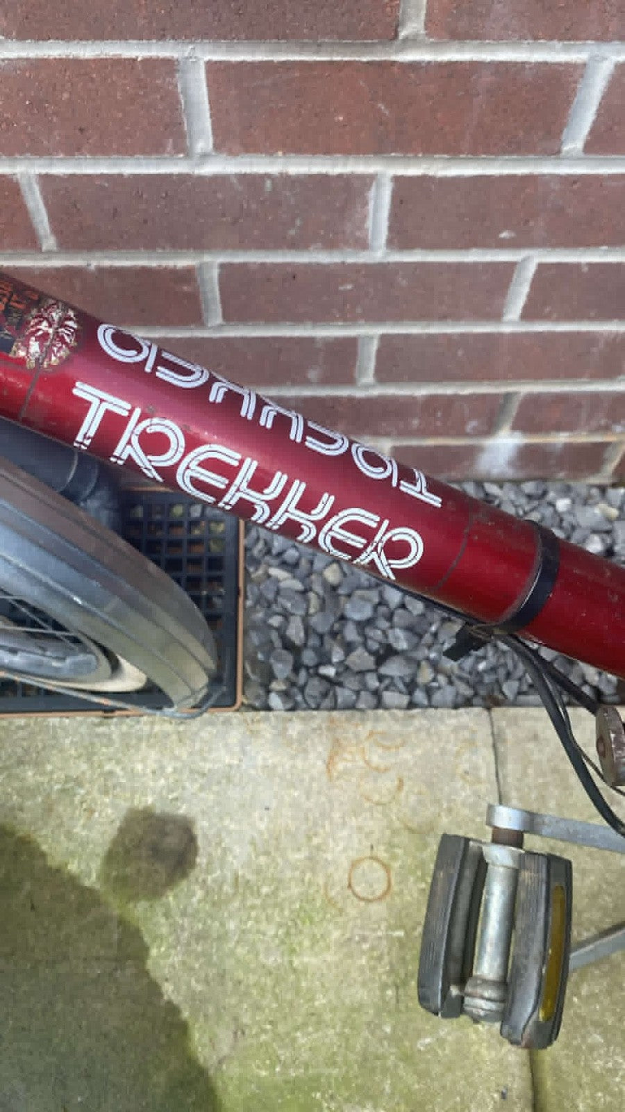 Vintage Foldable Trekker Bike Red