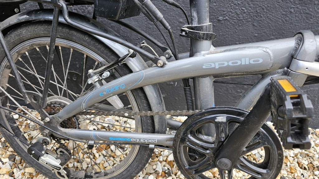 Apollo Transport Folding Bike 20in 250W 7 Speed Grey