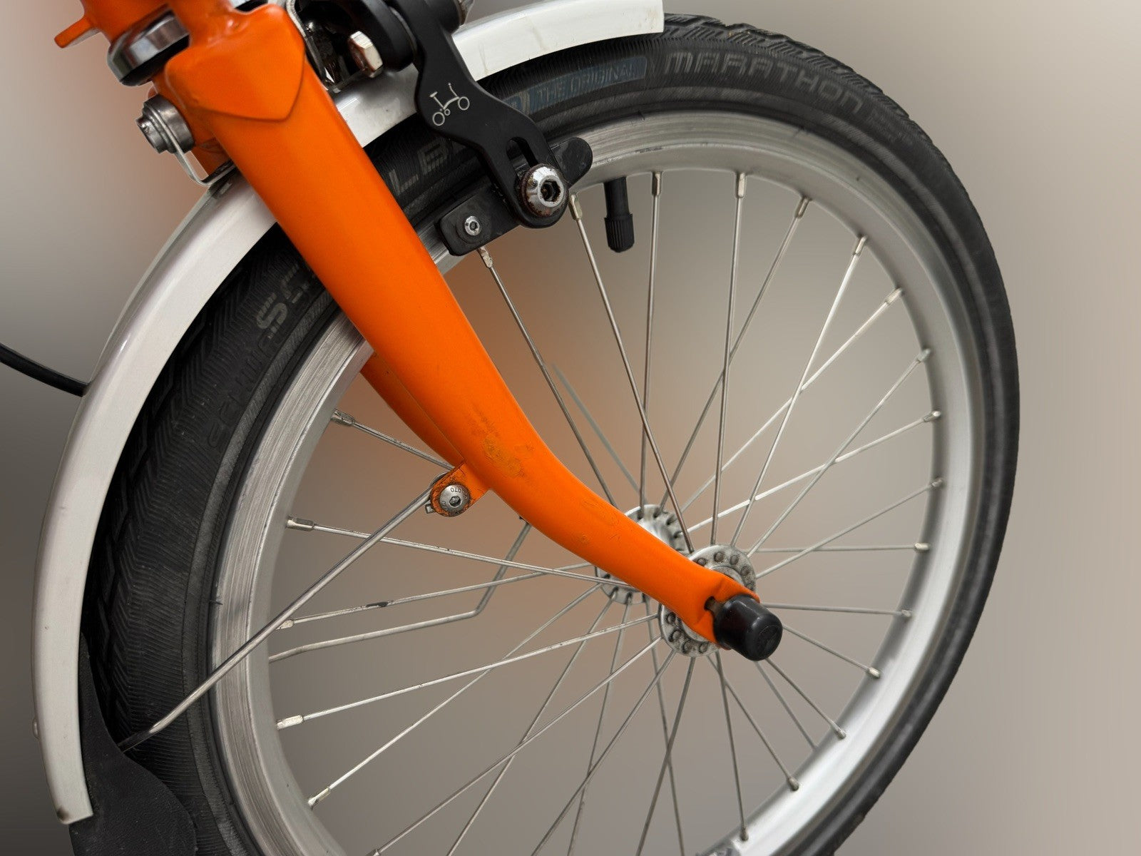 Brompton M6L C Line Explore 2021 Signal Orange 6 Speed M Bar Freshly Serviced