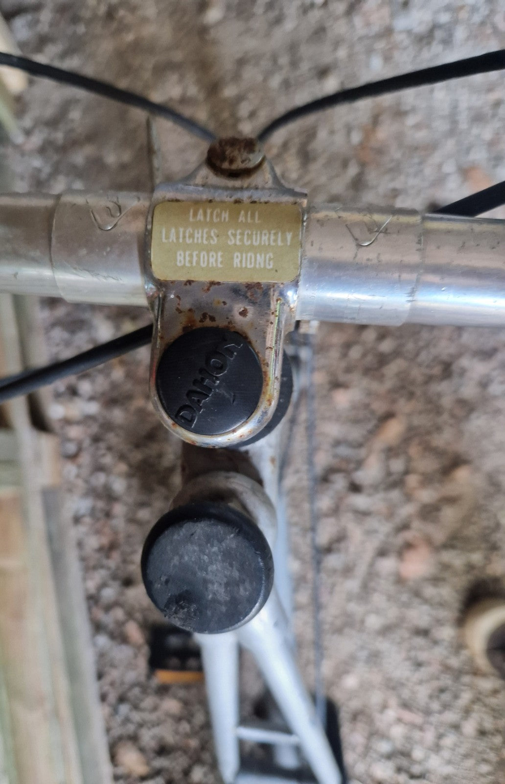 1980s Dahon Classic Folding Bike Silver 16in Wheels, Needs Work Collect Newquay