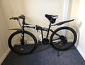 Folding Bike Black And White Colour.