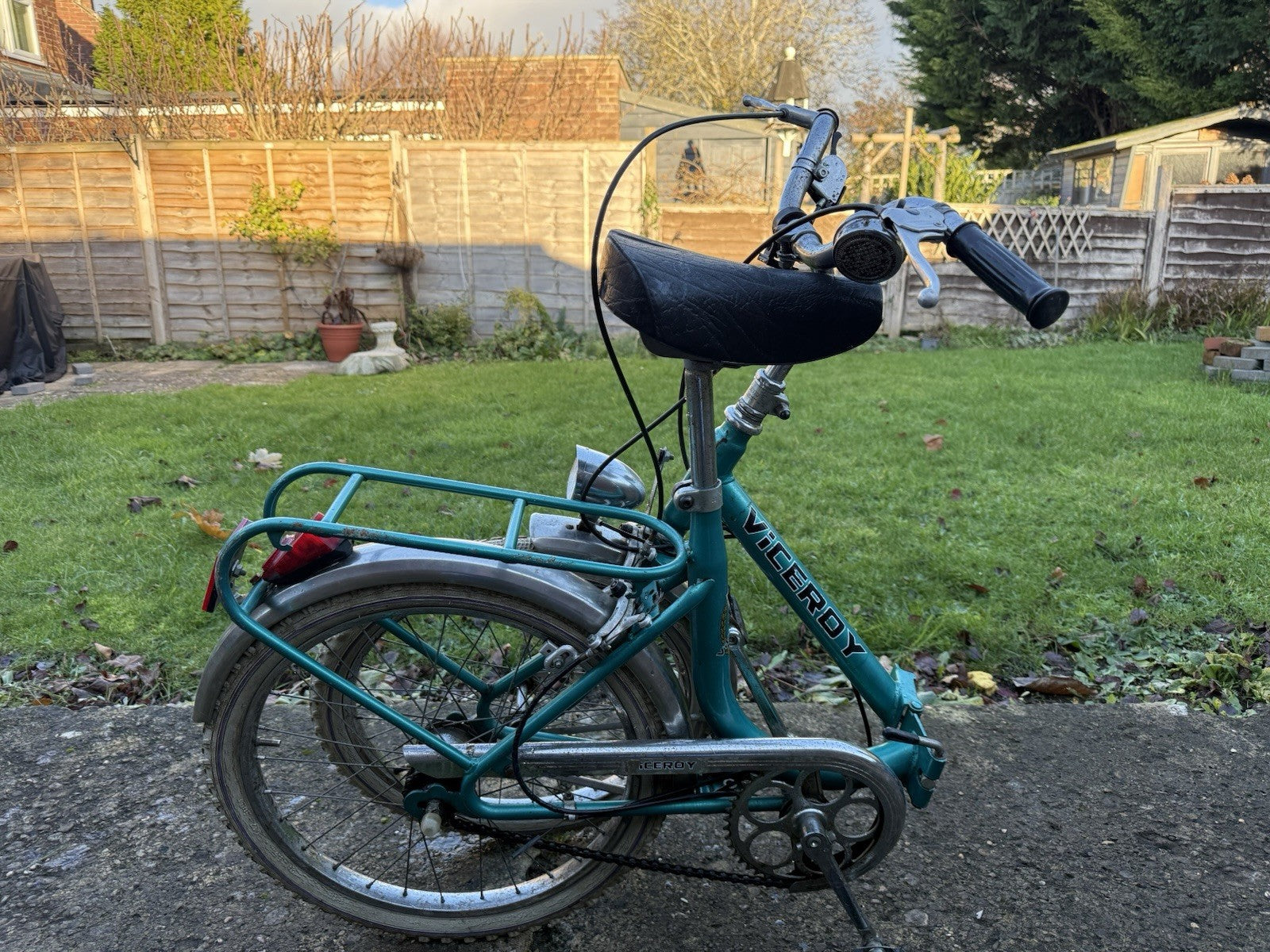 Retro Vintage 3 Speed Folding Shopper Bike Cycle - 20" Wheel