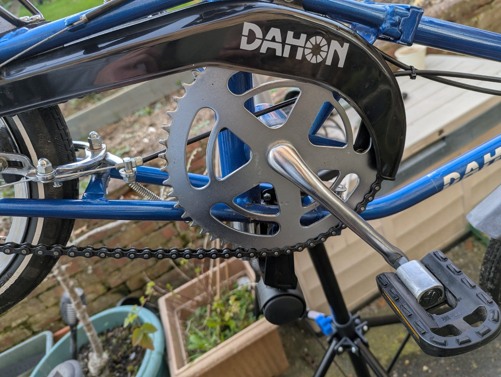 Vintage Dahon Classic III Folding Bike – 3-Speed Sturmey Archer (Blue)