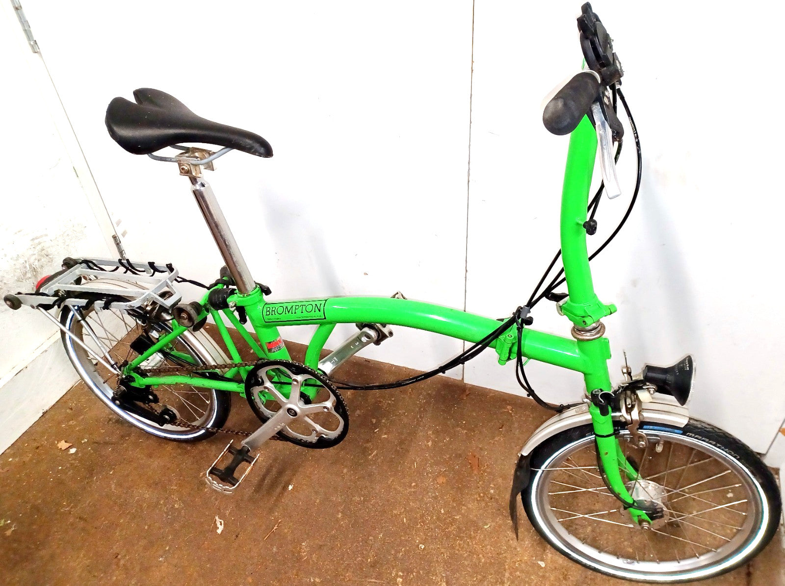 Brompton 3 Speed Folding Bike in Green 2008 Model.