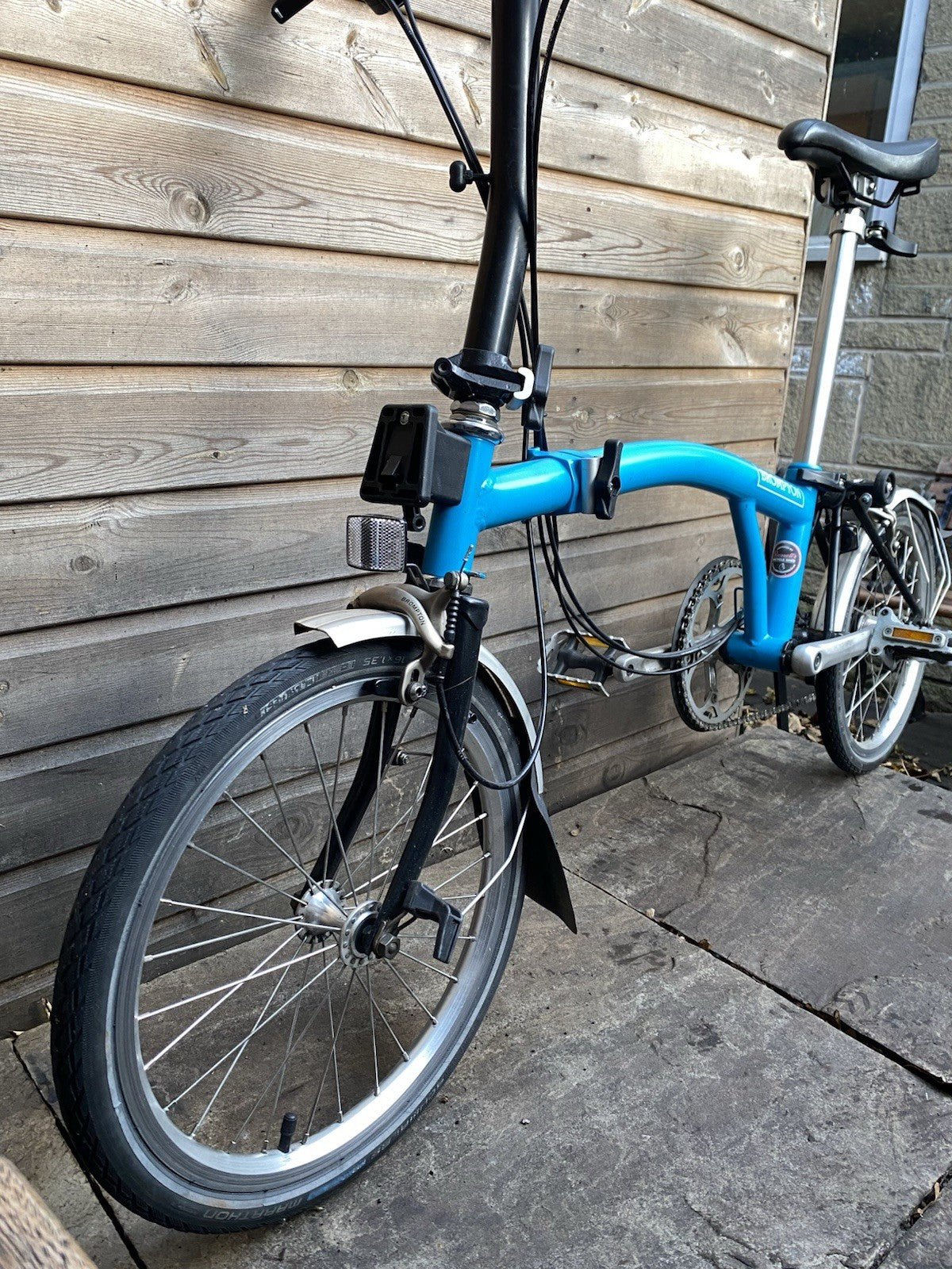 Brompton Folding Bike Blue