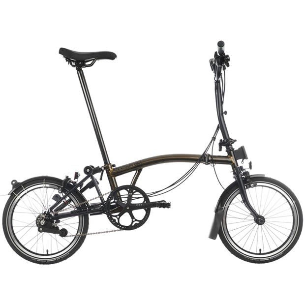 Brompton C Line Explore, 6-Speed, Black Lacquer, Black Ed, Mid Handlebar