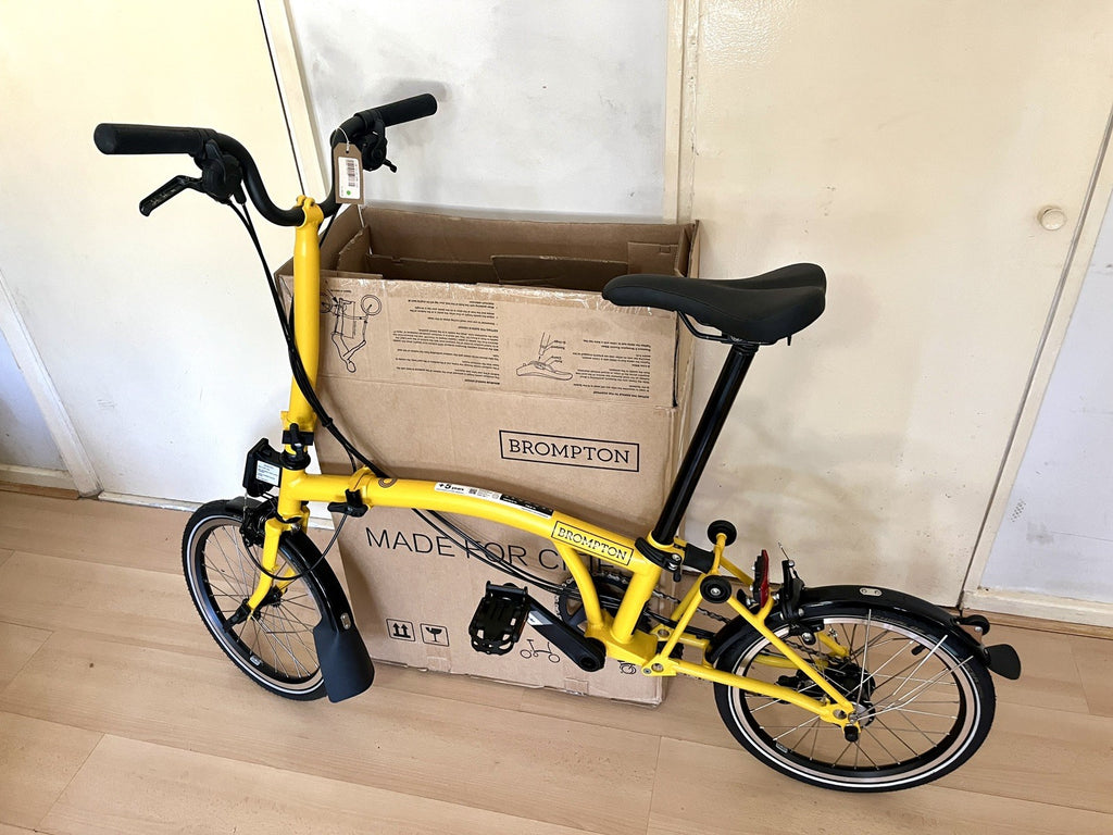 Brompton C Line Explore 6 Speed H Handlebar - Bumblebee Yellow / Black New