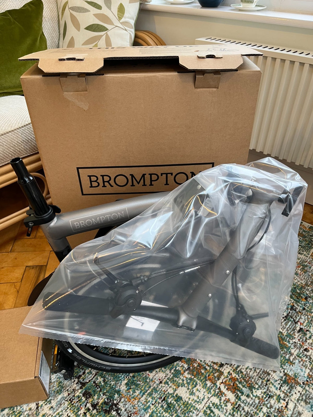 Brompton T-Line 12 speed Titanium S-Type Lower Handlebar - Unused with box