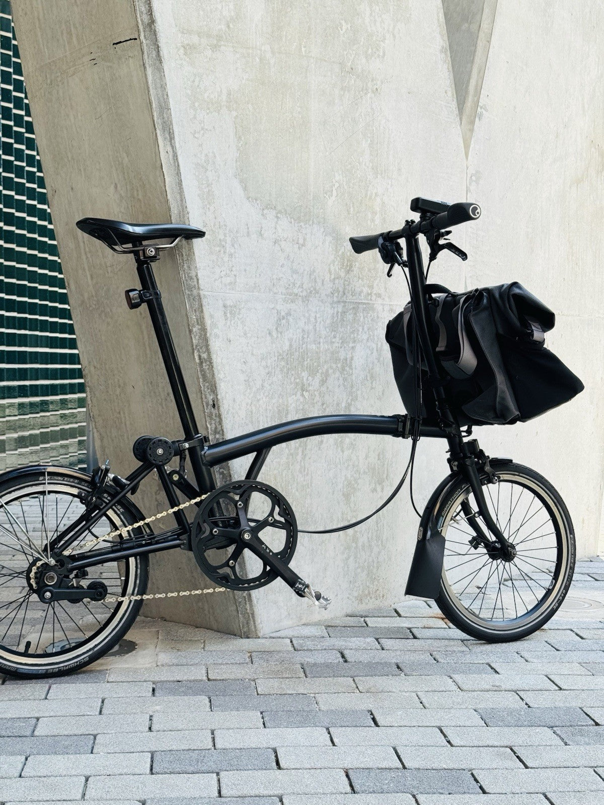 Brompton C Line 2 speed folding bicycle