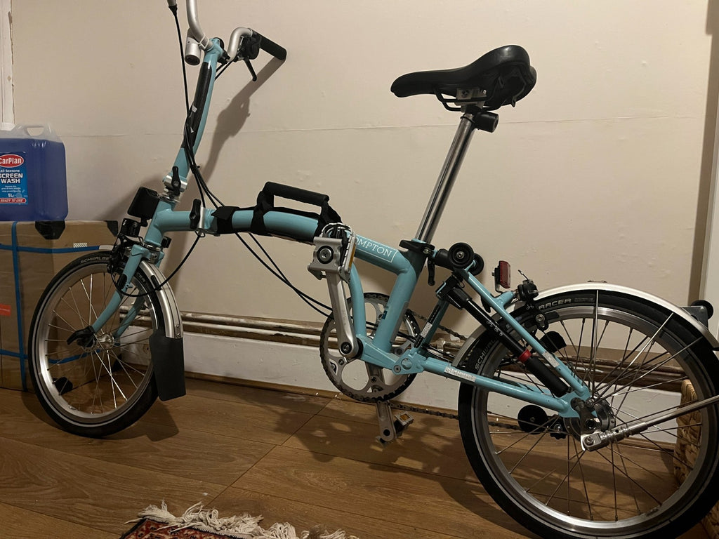 Brompton M3L (C-Line) Turkish Green folding bike