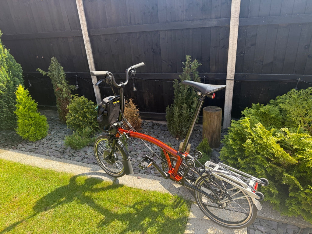 Brompton E C Line, 6 Speed, Flame Red, Excellent Condition, Boxed