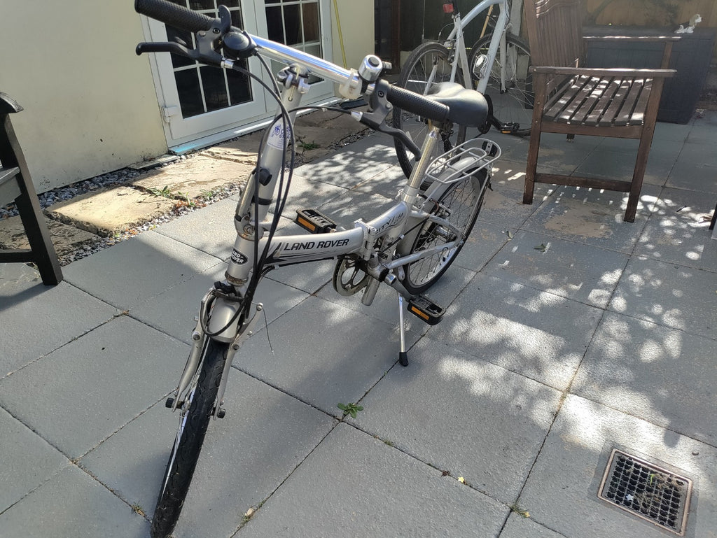 Land rover Silver Folding Bike- City Lite