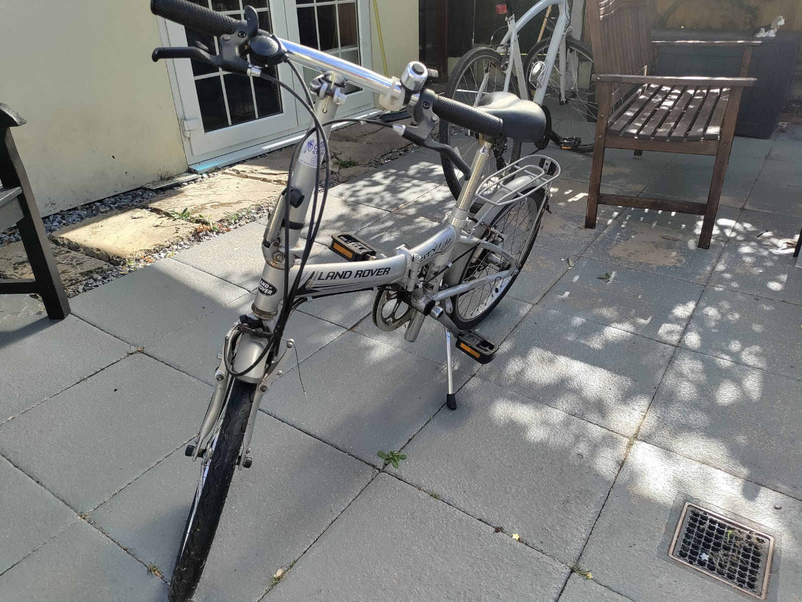 Land rover Silver Folding Bike- City Lite