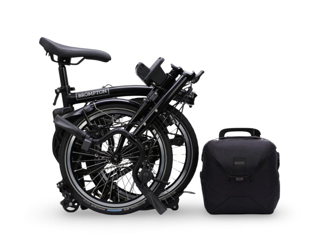 2026 Brompton Electric C Line 4 Speed Mid Handlebar Matt Black Folding Bike NEW