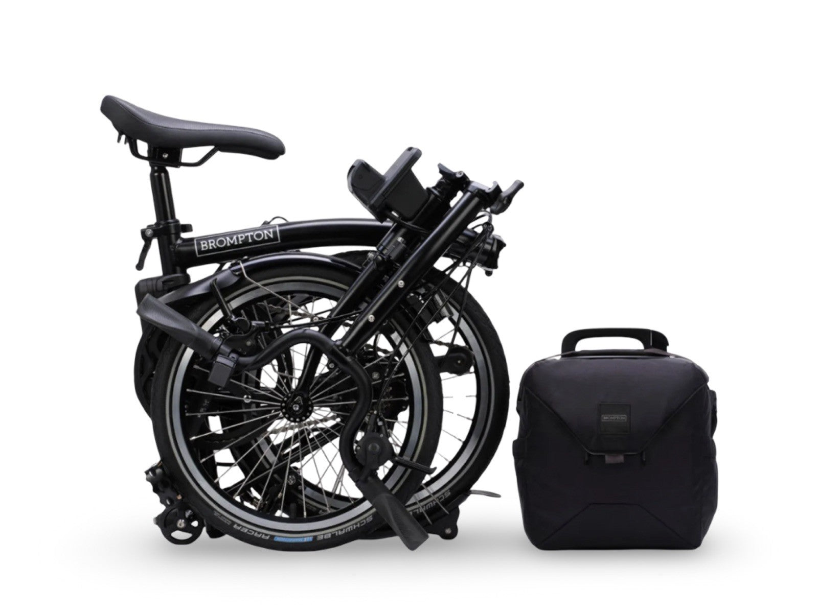 2026 Brompton Electric C Line 4 Speed Mid Handlebar Matt Black Folding Bike NEW