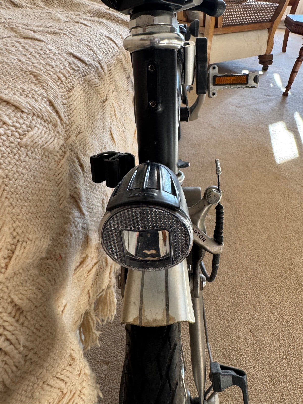 Brompton Superlight 6-Speed, Titanium Rear, Hub Dynamo, Very Low Use